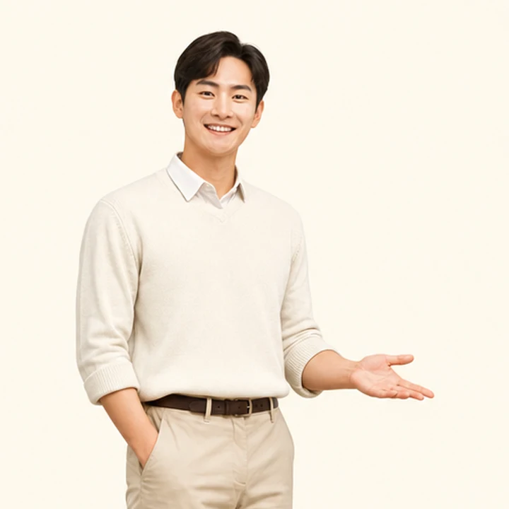 그랑콜레오스 신차 장기렌트 상담 신청을 안내하는 담당자